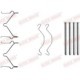 Set accesorii placute frana Fata QUICK BRAKE pentru KIA RIO I, MAZDA 323 C V, 323 F V, 323 P V, 323 S V, MX-3 1.3-2.0D 05.91-02.05