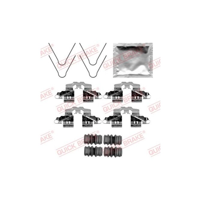 Set accesorii, placute frana QUICK BRAKE