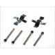 Set accesorii placute frana Spate QUICK BRAKE pentru BMW 2500-3.3 (E3), 2.5-3.2 (E9), 5 (E12), SAAB 900 I, 99, VW GARBUS 1.2-3.5 10.68-06.94