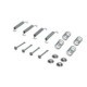 Set accesorii saboti frana parcare QUICK BRAKE pentru OPEL OMEGA B 2.0-3.2 03.94-07.03
