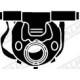 Suport sistem de esapament WALKER pentru CITROEN C2, C3, C4 CACTUS, DS3, PEUGEOT 1007, 207, dimensiuni 41.6x70.0x128.0 mm