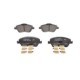 Set placute frana fata BOSCH pentru TOYOTA AURIS, COROLLA 1.33-1.8H, inaltime 61.4 mm, latime 137.0 mm, grosime 19.0 mm