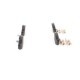 Set placute frana fata BOSCH pentru TOYOTA AURIS, COROLLA 1.33-1.8H, inaltime 61.4 mm, latime 137.0 mm, grosime 19.0 mm