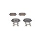 Set placute frana spate BOSCH pentru BUICK LA CROSSE, CHEVROLET MALIBU 2.0D/2.4/3.6, dimensiuni 47.1mm x 106.5mm x 17.2mm
