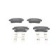 Set placute frana spate BOSCH pentru BUICK LA CROSSE, CHEVROLET MALIBU 2.0D/2.4/3.6, dimensiuni 47.1mm x 106.5mm x 17.2mm