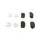 Set placute frana fata BOSCH pentru CITROEN AXEL, HYUNDAI I10 I, KIA PICANTO I, PICANTO II, dimensiuni 47.5mm x 116.2mm x 16.8mm