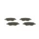 Set placute frana fata BOSCH pentru JEEP COMPASS, PATRIOT; MAZDA CX-7; MITSUBISHI GRANDIS, PAJERO PININ 54.8mm x 145.0mm x 16.5mm