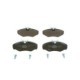 Set placute frana fata BOSCH pentru NISSAN PRIMASTAR, OPEL VIVARO A, RENAULT ESPACE III, TRAFIC II 1.9D-3.0 10.98, 62.5mm x 145.1mm x 18.2mm