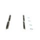 Set placute frana fata BOSCH pentru NISSAN PRIMASTAR, OPEL VIVARO A, RENAULT ESPACE III, TRAFIC II 1.9D-3.0 10.98, 62.5mm x 145.1mm x 18.2mm
