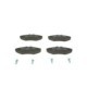 Set placute frana fata BOSCH pentru NISSAN PRIMASTAR, OPEL VIVARO A, RENAULT ESPACE III, TRAFIC II 1.9D-3.0 10.98, 62.5mm x 145.1mm x 18.2mm