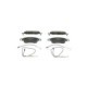 Set placute frana fata BOSCH pentru CITROEN C5 I, C5 II 1.8 03.01-01.08, inaltime 51.0 mm, latime 149.1 mm, grosime 17.9 mm