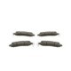 Set placute frana fata BOSCH NISSAN ALTIMA LEAF 2.5/3.5/Electric 11.10- 55.4 mm x 141.7 mm x 16.2 mm