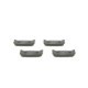 Set placute frana Spate BOSCH pentru FORD USA PROBE II, MAZDA 626 IV, MX-6, XEDOS 6, MITSUBISHI GALANT IV 1.6-2.5 09.80-10.99
