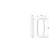 Set placute frana Spate BOSCH pentru FORD USA PROBE II, MAZDA 626 IV, MX-6, XEDOS 6, MITSUBISHI GALANT IV 1.6-2.5 09.80-10.99