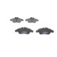 Set placute frana fata BOSCH pentru MERCEDES SPRINTER 2-T, 3-T, 4-T, 5-T, V, VITO 2.0-2.9D, dimensiuni 64.9 mm x 156.5 mm x 19.6 mm