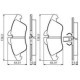 Set placute frana fata BOSCH pentru MERCEDES SPRINTER 2-T, 3-T, 4-T, 5-T, V, VITO 2.0-2.9D, dimensiuni 64.9 mm x 156.5 mm x 19.6 mm