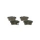 Set placute frana spate BOSCH pentru FIAT SEDICI, HONDA ACCORD VII, CIVIC VII, CR-V II, LEGEND II, LEGEND III, SHUTTLE, STREAM 1.6-3.5