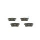 Set placute frana spate BOSCH pentru FIAT SEDICI, HONDA ACCORD VII, CIVIC VII, CR-V II, LEGEND II, LEGEND III, SHUTTLE, STREAM 1.6-3.5