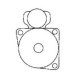 Demaror HC-CARGO 12V 1.7kW pentru AUDI A6 C4, FORD ESCORT CLASSIC, ESCORT III, ESCORT IV, ESCORT V, ESCORT VI 1.6D/1.8D/1.9D
