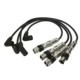 Set cablaj aprinder NGK pentru AUDI A1, A3; SEAT ALTEA, IBIZA IV; SKODA FABIA II, OCTAVIA II, lungimi 32cm, 49cm, 44cm, 47cm, 4 fire