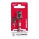 Reductie cheie cu clichet / maner rotativ MILWAUKEE, adaptor 1/2, 1/4 inch, impact, lungime 55mm