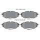 Set placute frana fata TEXTAR SUBARU FORESTER IMPREZA LEGACY IV V VI LEVORG OUTBACK TRIBECA 1.6-3.6 09.03 63.4mm 157.0mm 18.0mm