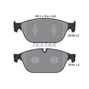 Set placute frana,frana disc TEXTAR