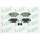 Set placute frana spate LPR pentru CHEVROLET CORSA; OPEL ASTRA G, ASTRA G CLASSIC, ASTRA G/KOMBI, ZAFIRA A 1.2-2.2D 08.94-12.09