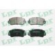 Set placute frana spate LPR pentru LOTUS ESPRIT S4, RENAULT 12, 17, 18, 21, 25, 30, 5, ESPACE I, ESPACE II, FUEGO 1.4-2.8