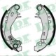 Set saboti frana LPR pentru CITROEN AX, BX, SAXO; PEUGEOT 106 I, 205 I, 309 I, diametru 180 mm, latime 30 mm, montare spate