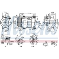 Compresor, climatizare NISSENS