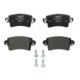Set placute frana Spate DELPHI pentru NISSAN INTERSTAR, OPEL MOVANO A, RENAULT MASTER II 52.0 mm x 116.0 mm x 17.0 mm
