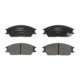 Set placute frana fata DELPHI pentru HYUNDAI ACCENT, ACCENT I, ACCENT II, GETZ, LANTRA I, LANTRA II, PONY, PONY / EXCEL