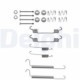 Set accesorii sabot frână DELPHI pentru CHEVROLET CAPTIVA, OPEL ASTRA F, G, H 1.2-3.2 09.91- montaj pantofi de frână LUCAS