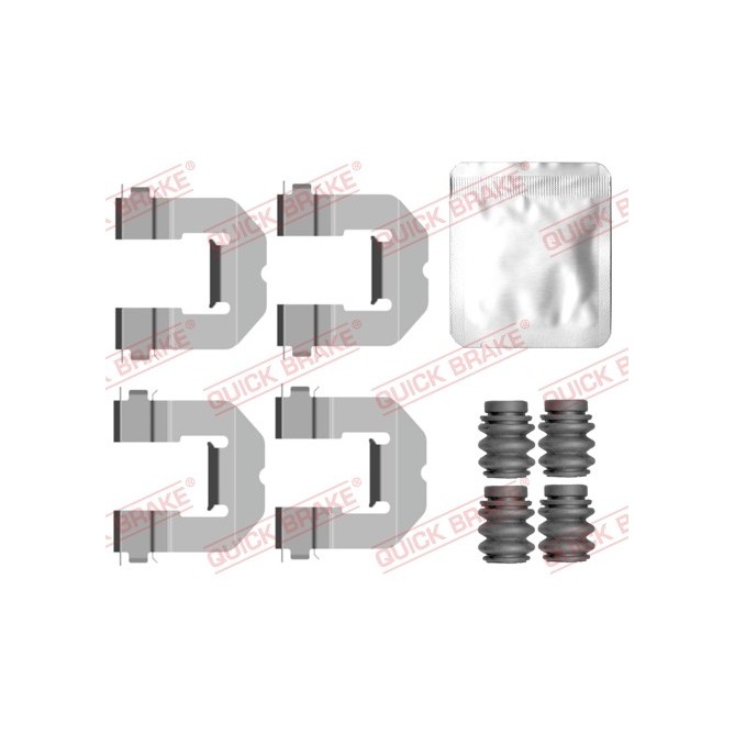 Set accesorii, placute frana QUICK BRAKE