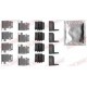 Set accesorii placute frana QUICK BRAKE Kit montare placute frana Spate NISSAN INTERSTAR NV200 NV400 OPEL MOVANO B RENAULT MASTER III 1.5D-Electric