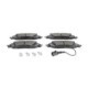 Set placute frana fata BOSCH cu tampon de amortizare pentru SEAT ALHAMBRA, SKODA SUPERB II, III, VW ARTEON, CC B7, GOLF VII, PASSAT B7