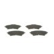 Set placute frana fata BOSCH pentru CITROEN BERLINGO, OPEL ASTRA L, PEUGEOT 308 II, dimensiuni 58.6 mm x 147.8 mm x 18.5 mm