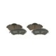 Set placute frana fata BOSCH pentru CITROEN C4 II, DS4 1.2/1.4/1.6D 11.09 - Inaltime 53.2 mm, Latime 129.1 mm, Grosime 18.5 mm