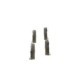 Set placute frana fata BOSCH pentru CITROEN C4 II, DS4 1.2/1.4/1.6D 11.09 - Inaltime 53.2 mm, Latime 129.1 mm, Grosime 18.5 mm