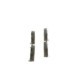 Set placute frana fata BOSCH pentru CITROEN C4 II, DS4 1.2/1.4/1.6D 11.09 - Inaltime 53.2 mm, Latime 129.1 mm, Grosime 18.5 mm