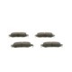 Set placute frana fata BOSCH pentru CITROEN C4 II, DS4 1.2/1.4/1.6D 11.09 - Inaltime 53.2 mm, Latime 129.1 mm, Grosime 18.5 mm