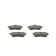 Set placute frana fata BOSCH pentru CITROEN C4 II, DS4 1.2/1.4/1.6D 11.09 - Inaltime 53.2 mm, Latime 129.1 mm, Grosime 18.5 mm