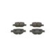 Set placute frana fata BOSCH TOYOTA ALTEZZA BREVIS CALDINA CELICA COROLLA COROLLA VERSO MARK II IX MARK X 1.8-3.0 58.7mm 117.9mm 17.3mm