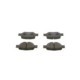 Set placute frana fata BOSCH TOYOTA ALTEZZA BREVIS CALDINA CELICA COROLLA COROLLA VERSO MARK II IX MARK X 1.8-3.0 58.7mm 117.9mm 17.3mm