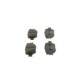 Set placute frana fata BOSCH TOYOTA ALTEZZA BREVIS CALDINA CELICA COROLLA COROLLA VERSO MARK II IX MARK X 1.8-3.0 58.7mm 117.9mm 17.3mm