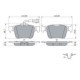 Set placute frana spate BOSCH pentru ALFA ROMEO GIULIA, STELVIO; MASERATI GHIBLI III, LEVANTE 2.0-3.8, dimensiuni 58.7mm x 122.9mm x 15.7mm