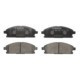 Set placute frana fata BOSCH pentru NISSAN PATHFINDER II, QUEST, TERRANO II, X-TRAIL I, inaltime 56.3 mm, latime 158.0 mm, grosime 17.2 mm