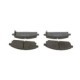 Set placute frana fata BOSCH pentru NISSAN PATHFINDER II, QUEST, TERRANO II, X-TRAIL I, inaltime 56.3 mm, latime 158.0 mm, grosime 17.2 mm
