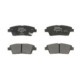 Set placute frana spate BOSCH pentru HYUNDAI GENESIS, KIA QUORIS I, dimensiuni: 43.4 mm inaltime, 117.1 mm latime, 15.6 mm grosime